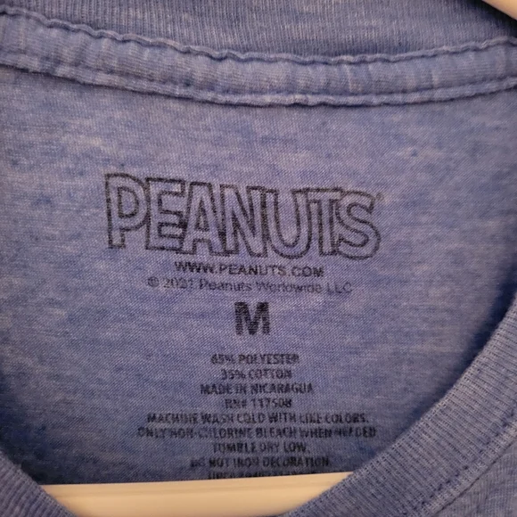 Peanuts Blue Snoopy T-Shirt - Picture 3 of 3